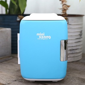 [리퍼브] mz-04 블루 저소음 미니 화장품 냉장고 온장고 겸용 냉온장고 4리터